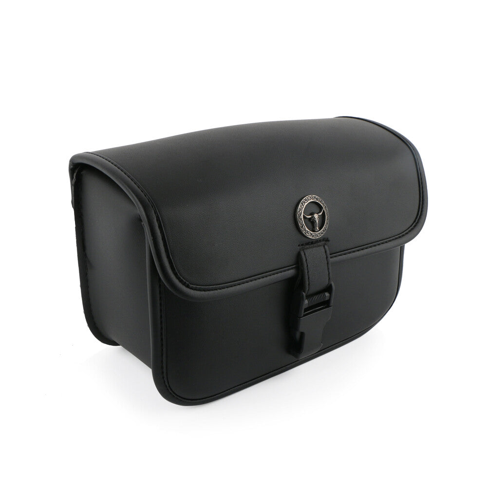 Universal Motorcycle Polyurethane Synthetic Leather Side Saddle Bags - Waterproof