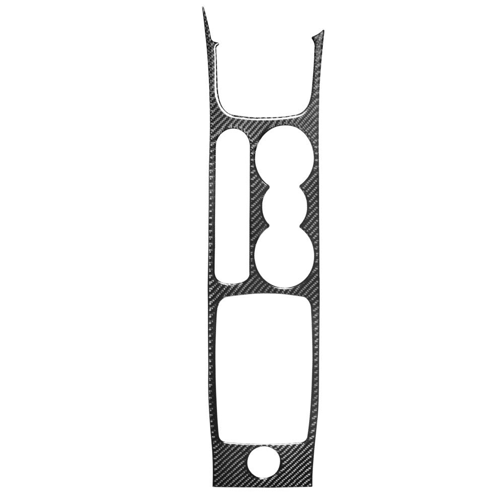 Carbon Fiber Center Floor Console Frame Cover Trim for Ford Fiesta 2011-2015