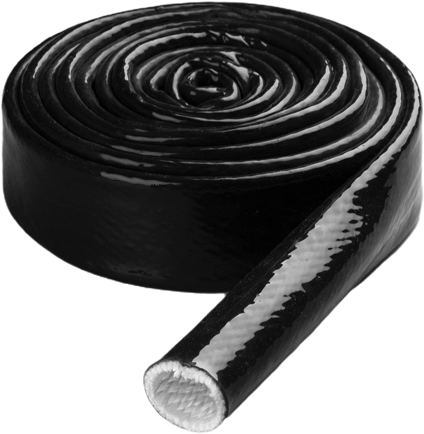 5/8 inch ID Black Insulated Fireproof Jacket Thermo Armor Silicone Coating for Flexible Cables