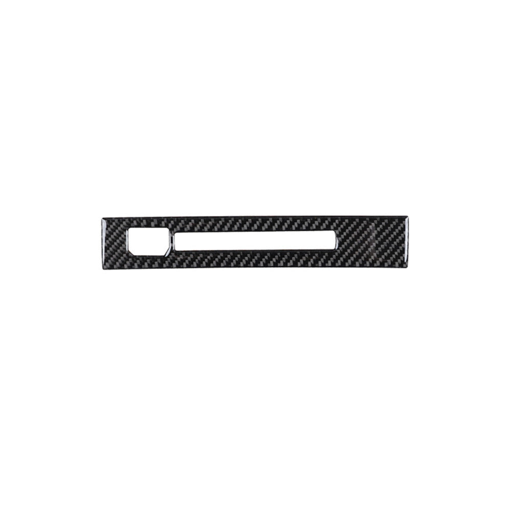 Carbon fiber interior CD player cover decal for Ford F-150 2015 - 2020