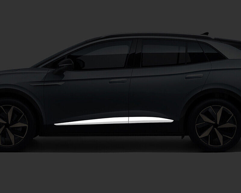 for Volkswagen ID.4 2021-23 Silver Steel Side Door Body Guard Molding Cover Trim