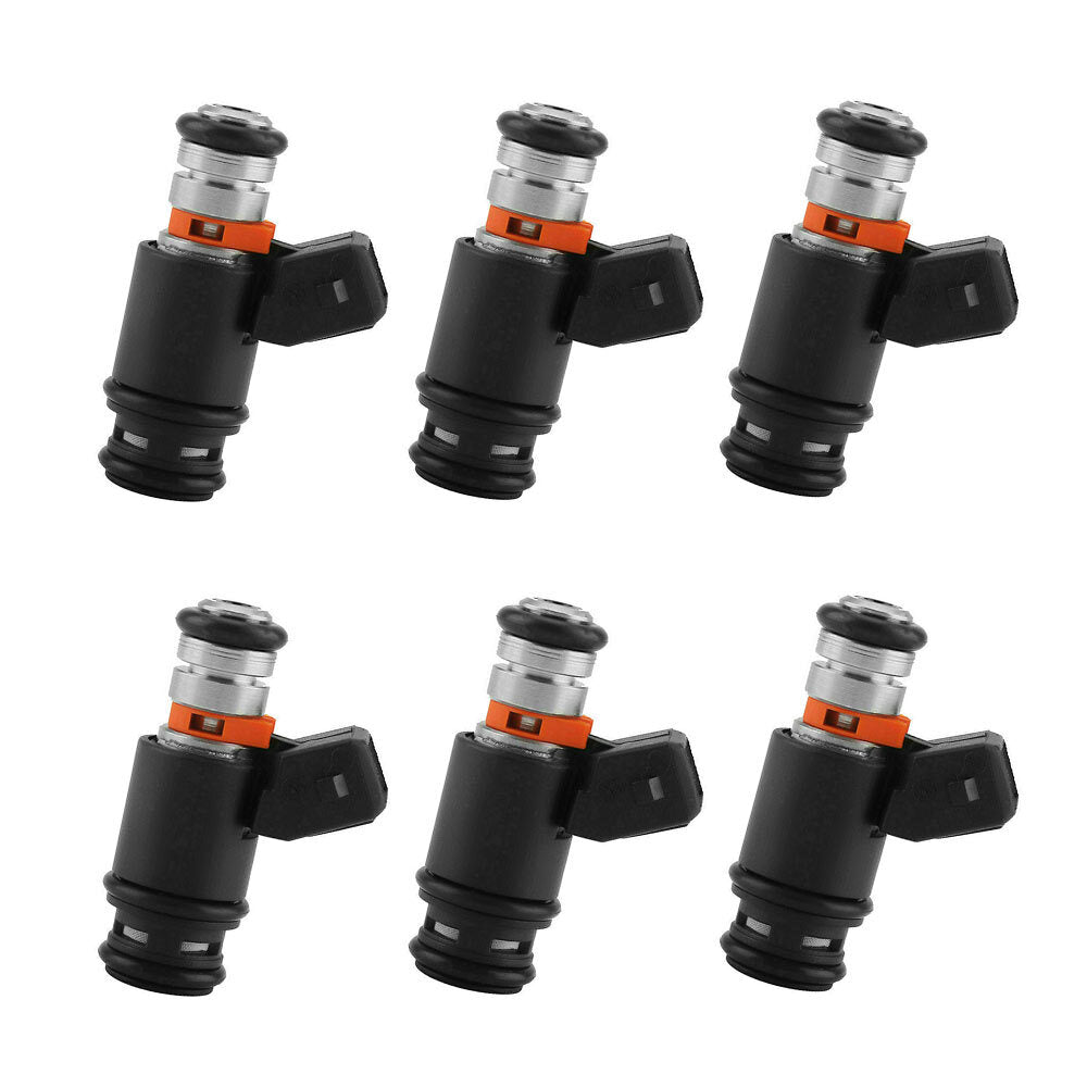 6-pack IWP022 fuel injectors 021906031D suitable for Volkswagen EuroVan, for Jetta , and for Golf 1999-2003