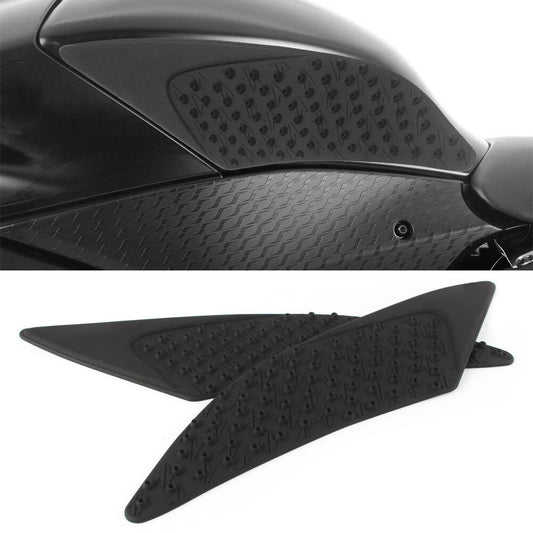 Tank Traction Gas Pad Knee Fuel Side Grips Protector for YAMAHA R6 17-2018 Black