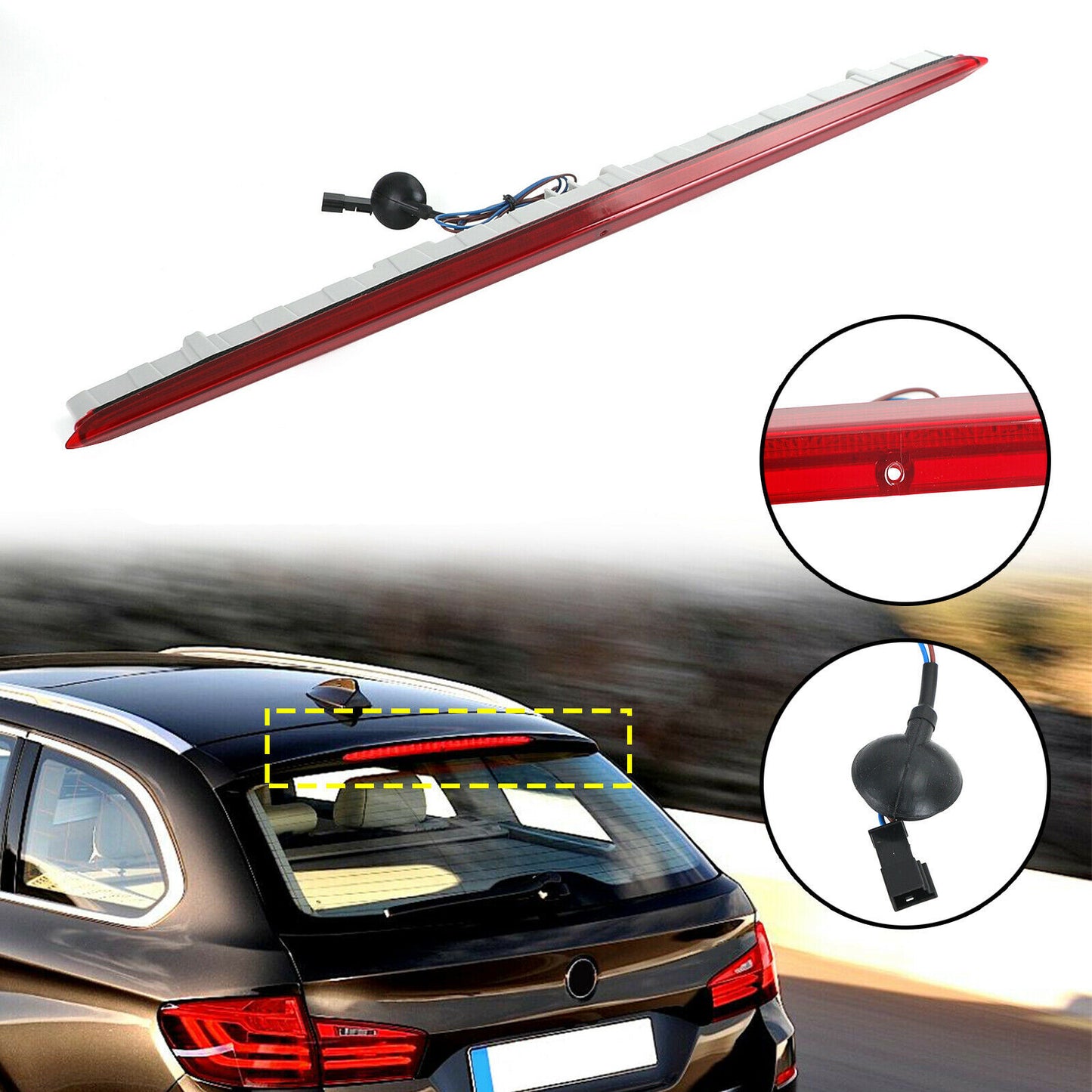 Trunk Tailgate 3rd Third Car Truck Red Brake Stop Light for BMW 5 Series F11