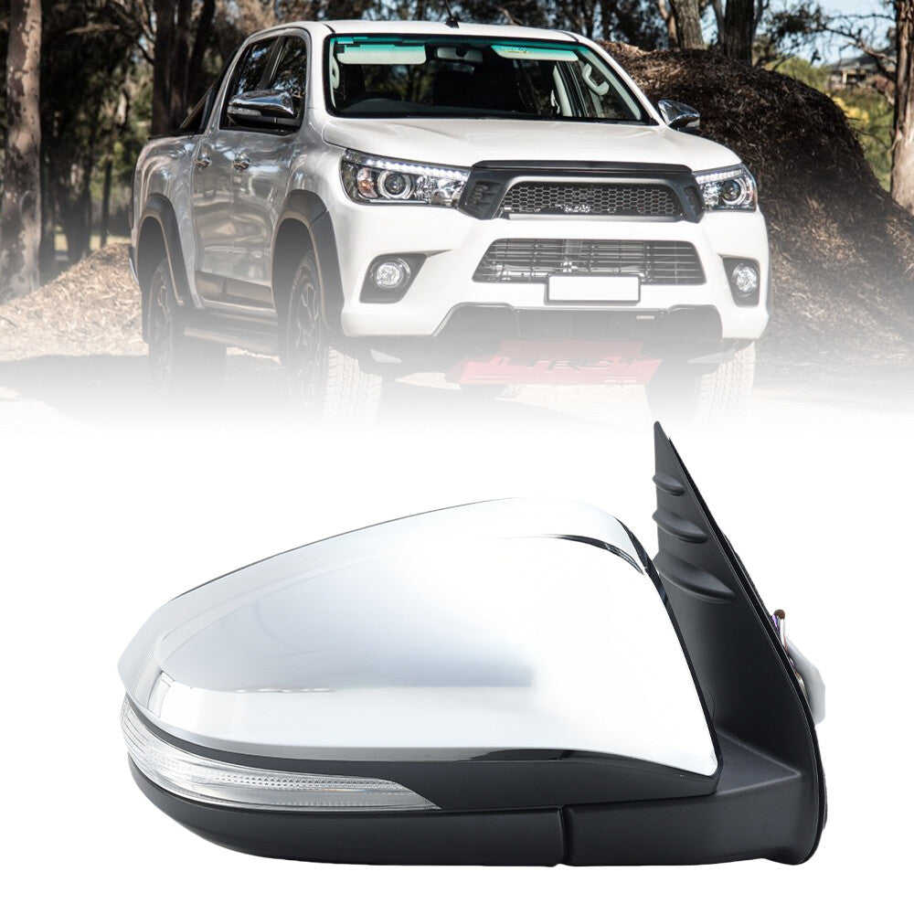 F¨¹r for Toyota Helix 2015-2020 Au?enspiegel R¨¹ckspiegel Spiegel Rechts 7 Draht
