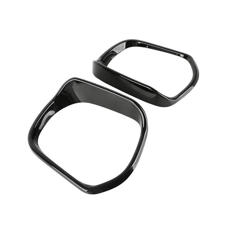 Black Rearview Mirror Rain Guard Eyebrow cover for Toyota for Land Cruiser 2008-2021