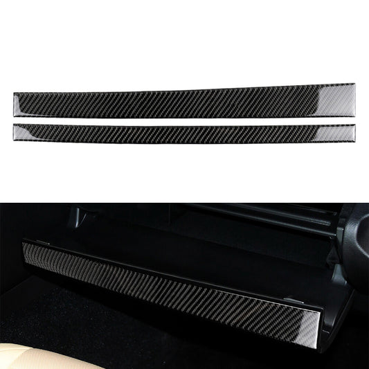 Carbon Fiber Car Copilot Storage Box Trim Cover for Lexus IS250 IS350 2013-20
