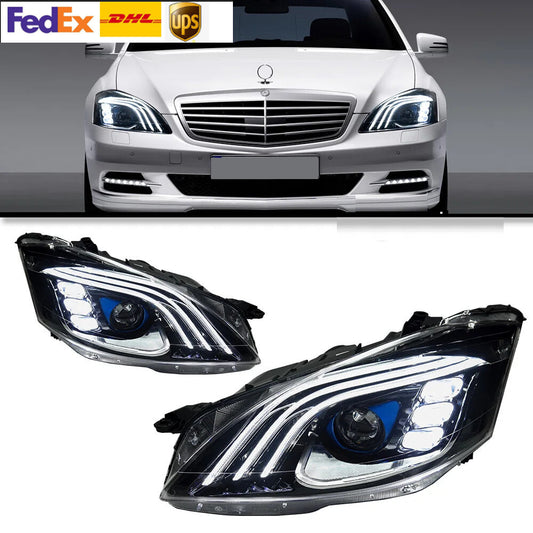 for Benz W221 2006-2009 S Class LED Headlight Assembly Upgrade Turn Signal Lamps