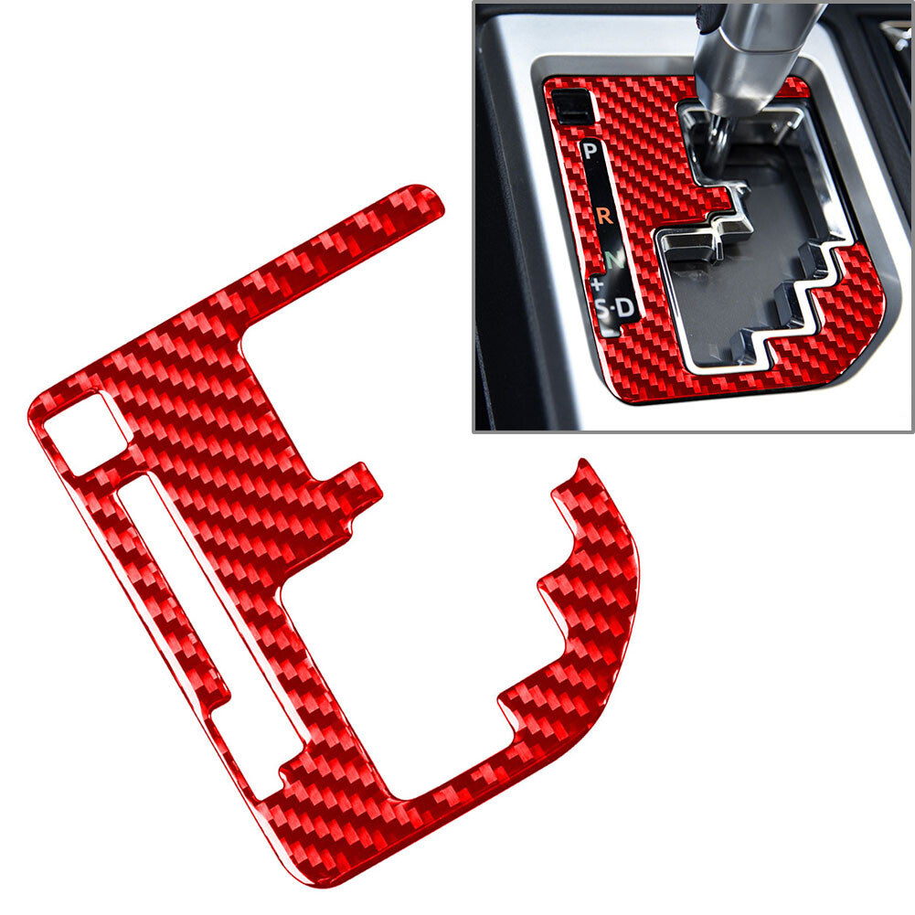 Carbon Fiber Interior Gear Shift Panel Cover Trim for Toyota Tundra 2014-2021