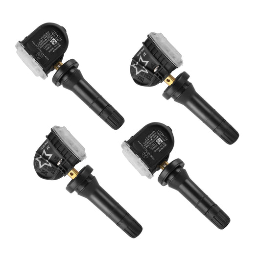 4-pack TPMS tire pressure monitoring sensors (13598772) suitable for General Motors for Chevrolet for GMC for Buick .