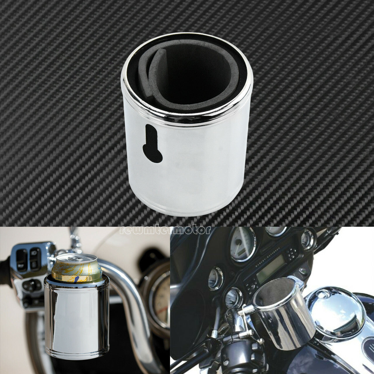Front Drink Cup Holder Mount Bracket Fit For Indian Roadmaster Chieftain 2014-19