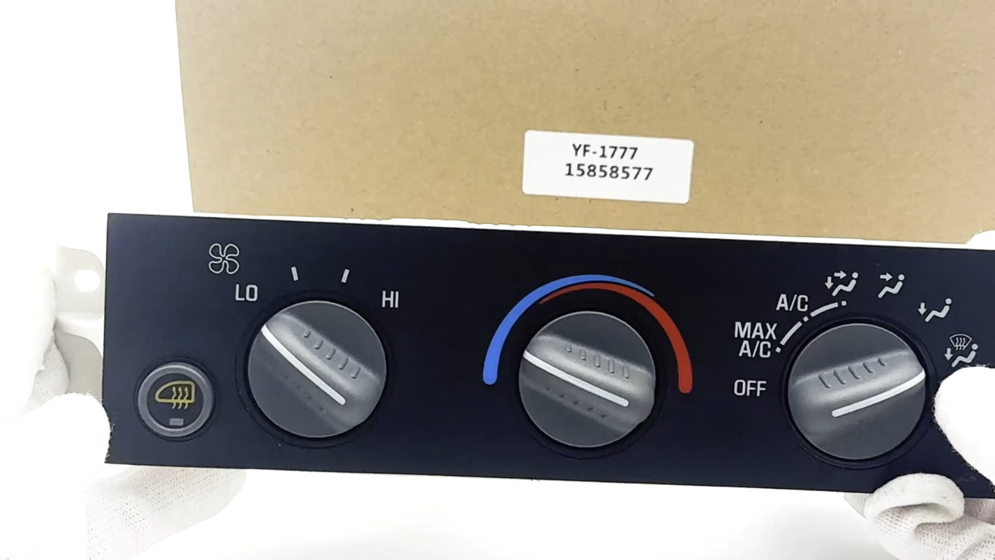 AC heater climate control module for Chevrolet Express/ for GMC Savana 15858577 15858579