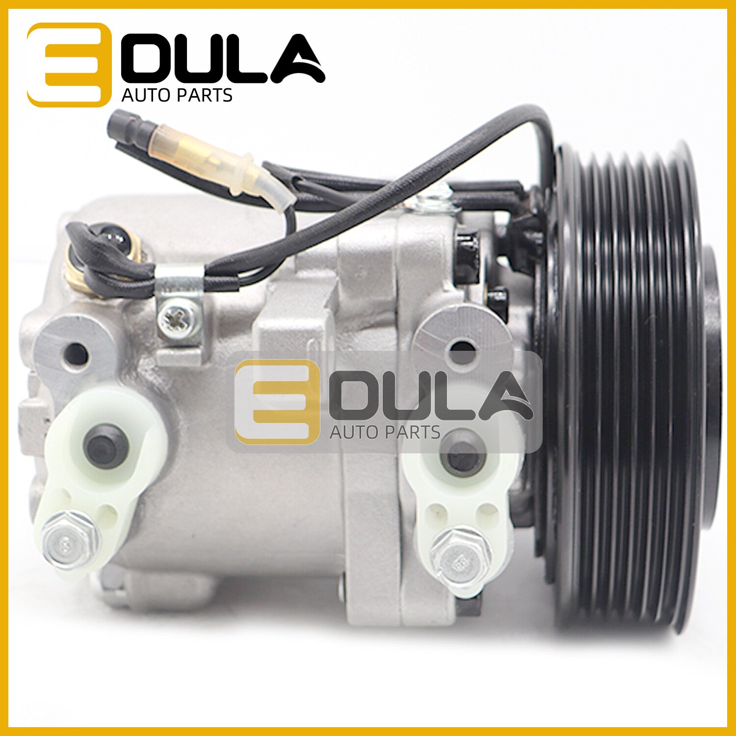 new SVO7E AC compressor with clutch for Kubota M126, M135, and M6 tractors.