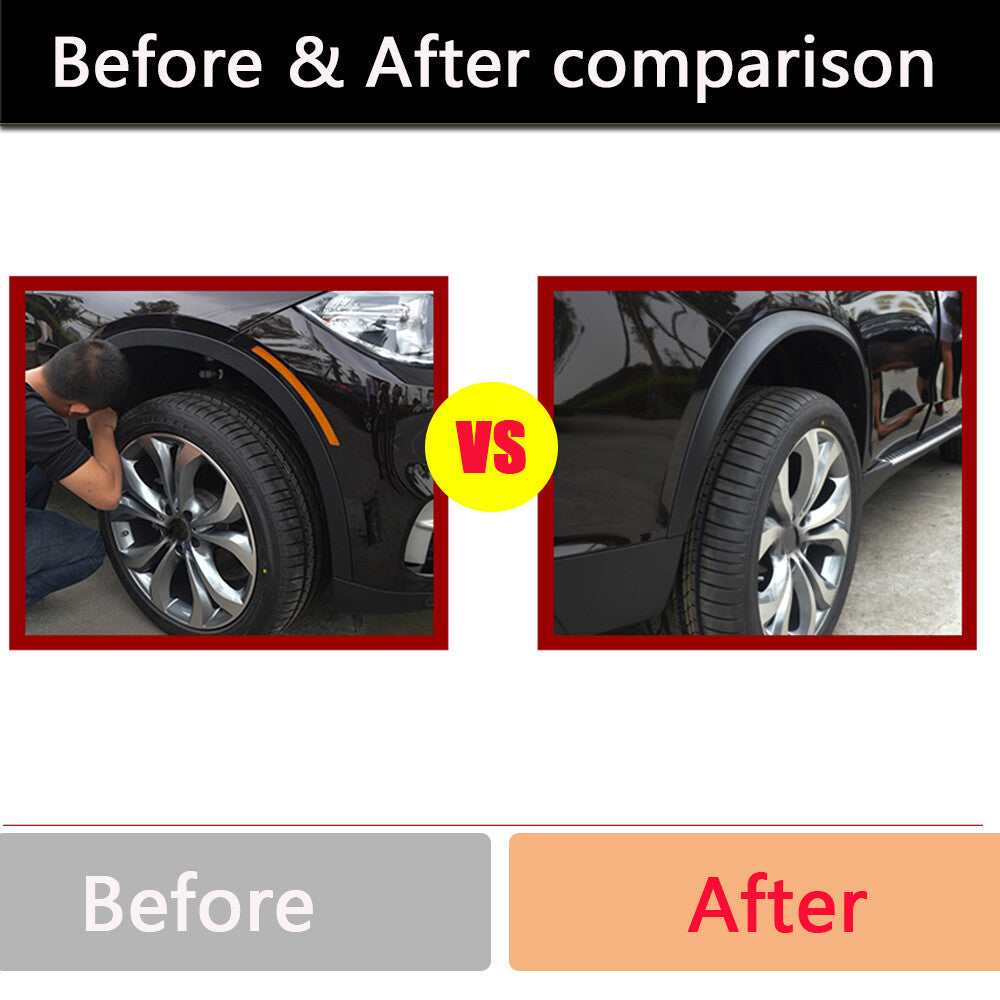 Fit for BMW X5 F15 2014-2018 Wheel Arch Side Fender Flares Molding Trim 4PCS
