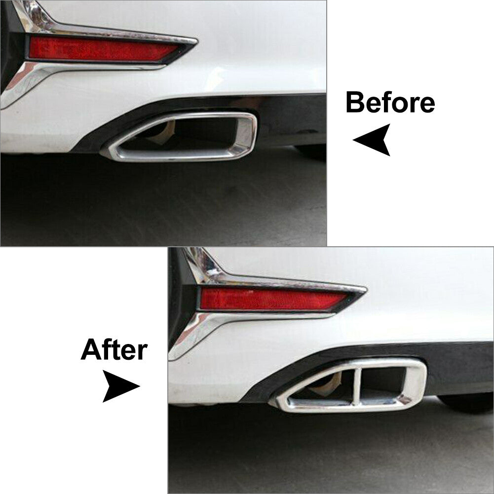 Exhaust Muffler Pipe Tip Tailpipe Cover Trim Fit for BMW 3 series G20 G28 2020+