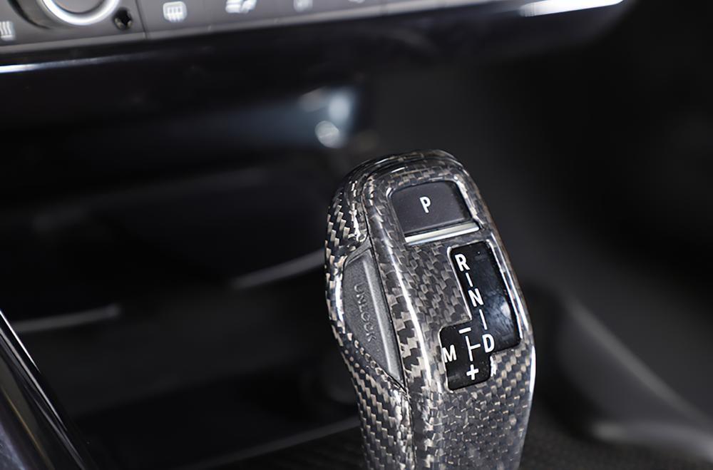 2x Gear Shifter Lever Head Cover Trim real carbon fibre for Toyota Supra 19-23