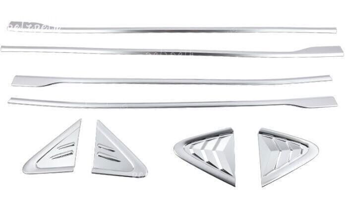 for Toyota for Corolla Sedan 19-23 Chrome Side Window Molding Trim Visor Rain Guards
