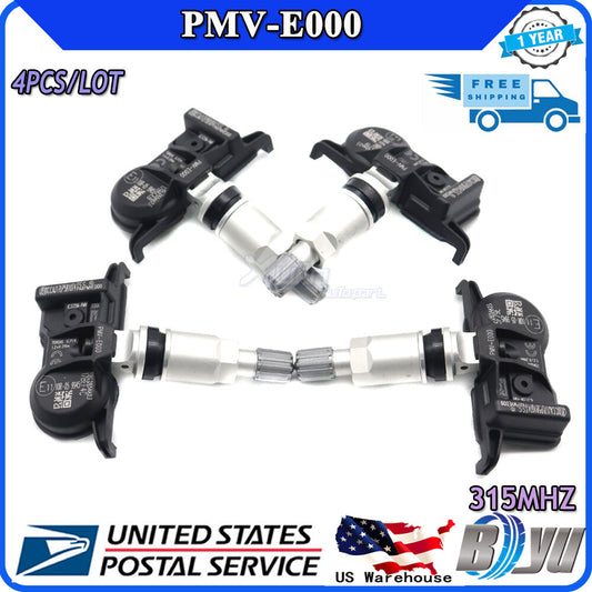 PMV-E000 TPMS 4PCS for Toyota Tacoma for Camry 4Runner for Lexus for ES RX Series 315Mhz
