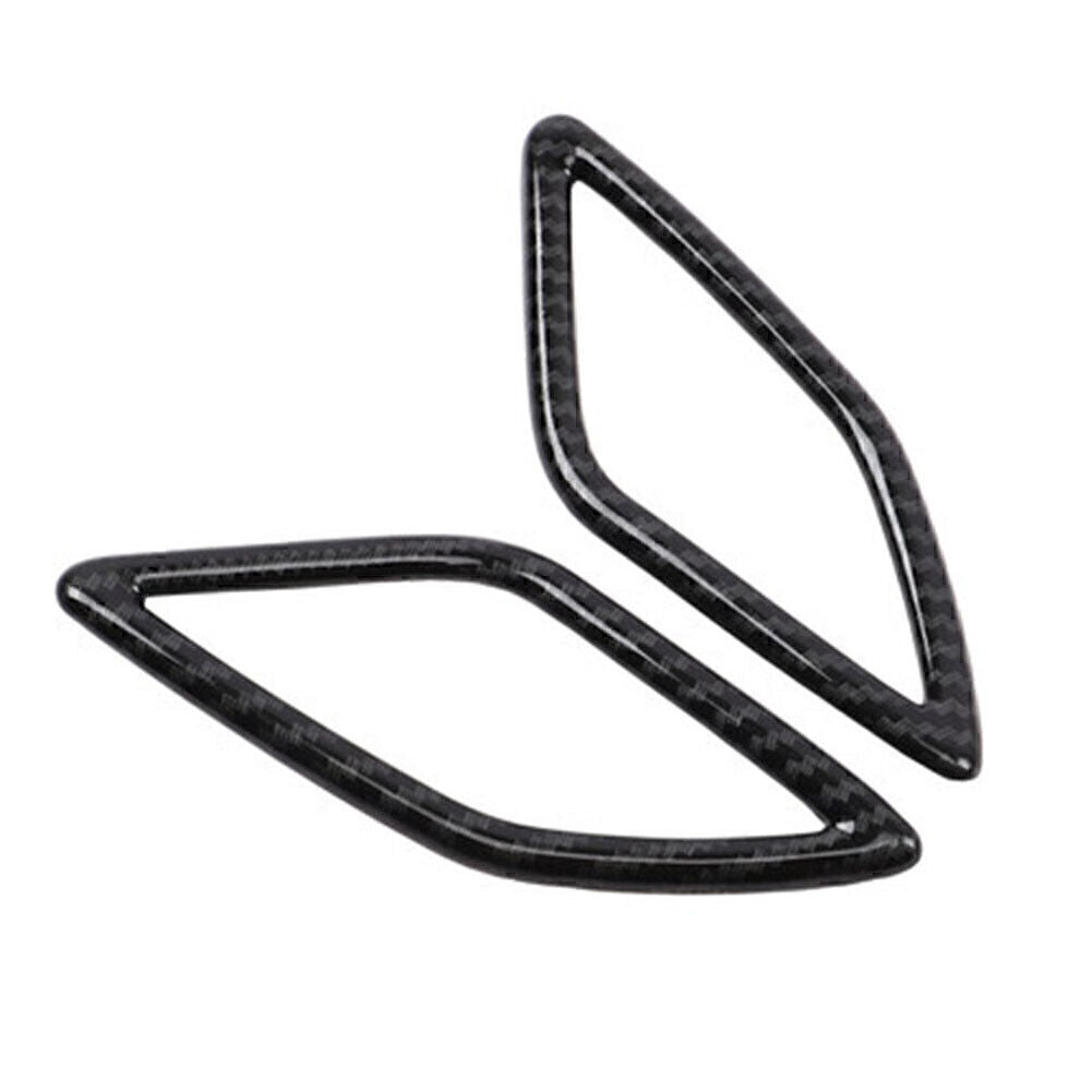 Carbon Fiber Car Inner A-Pillar Speaker decor Cover Trim Fit for Volvo XC40 18-2020