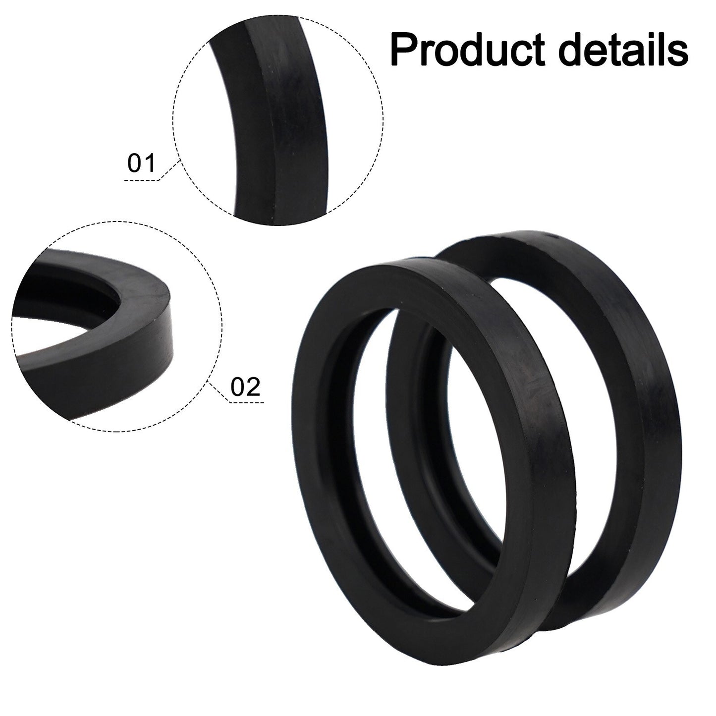 Rubber Leakproof Gaskets 10 Pieces Gas Can Spout Seals for Efficient Tank Usage