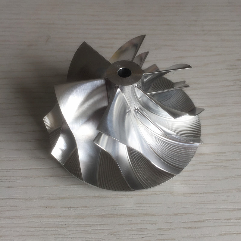 RHF5 52.56/68.00 mm 6+6 blade high-performance turbine blank compressor wheel