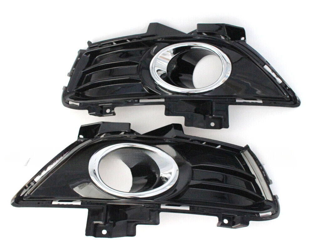 for Ford Fusion 2013-2015 Pair Front Bumper Fog Light Bezels Driving Lamp Covers
