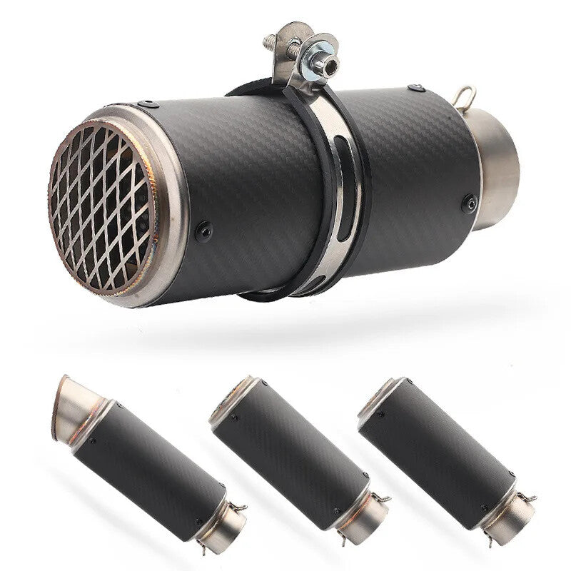 51mm 60mm Exhaust Tail Pipe Muffler Link Pipe Tailpipe DB Killer Universal 38mm