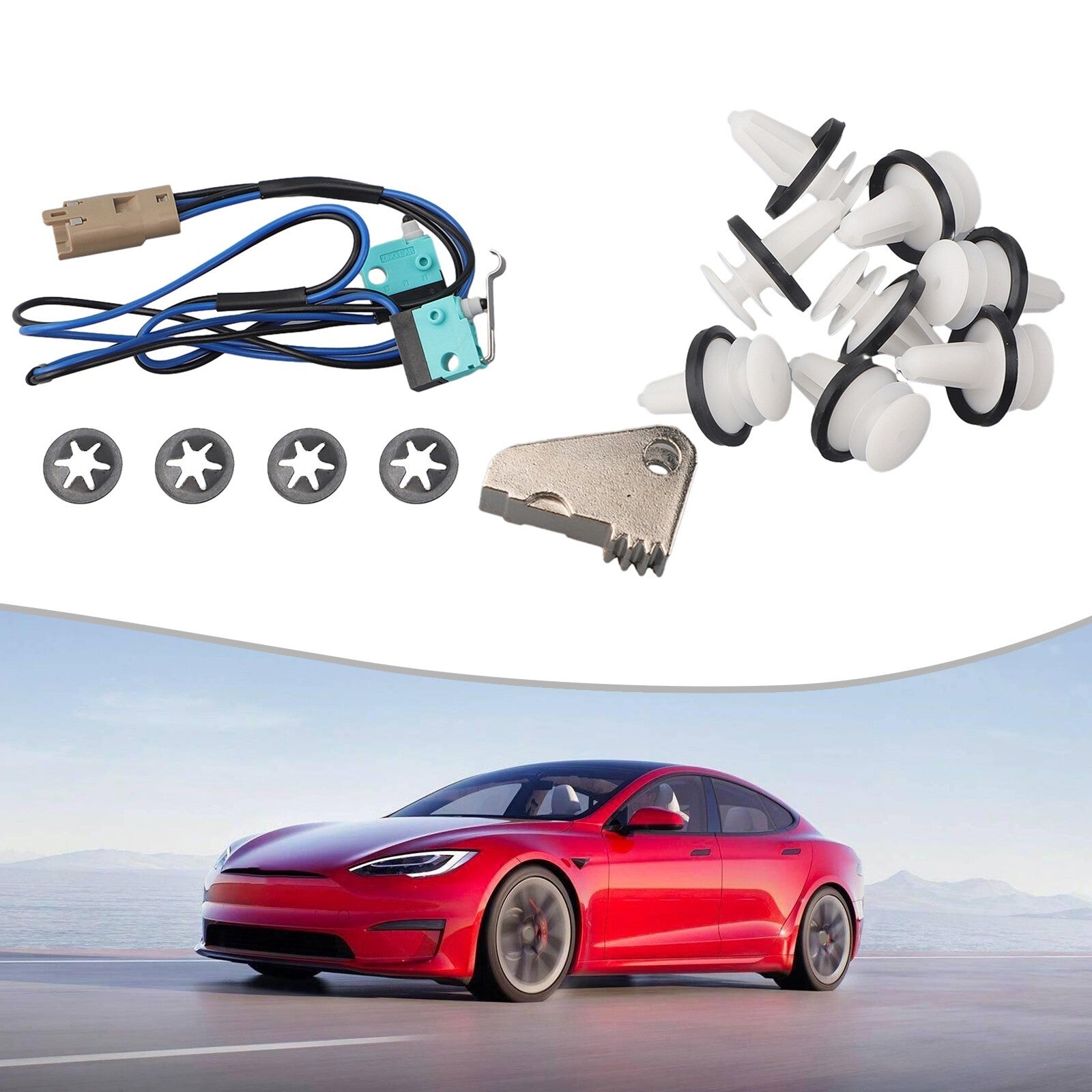 New Door Handle Upgrade Kit 1042845-00 1016009-00-C for Tesla for Model S 2012-2017
