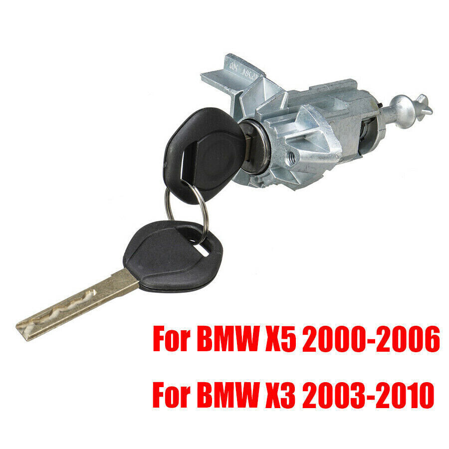 Replace Left Driver Side Door Lock Cylinder 2 Keys For 51217035421 for BMW X3 X5`