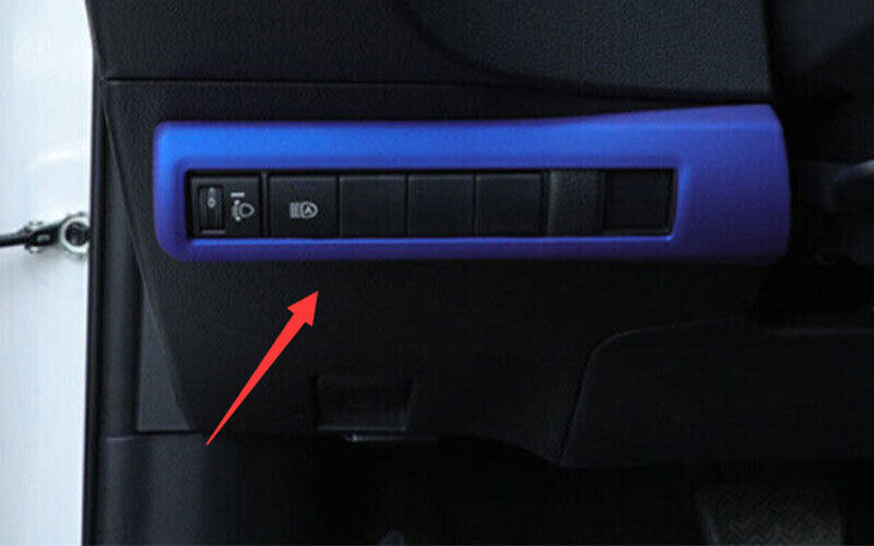 for Toyota for Corolla 2019-2022 Matt Blue Headlight Switch Control Frame Trim auto