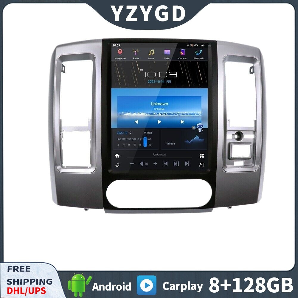 for Dodge for Ram 1500 2500 3500 2008-2012 Stereo Android CarPlay Car Radio Receiver