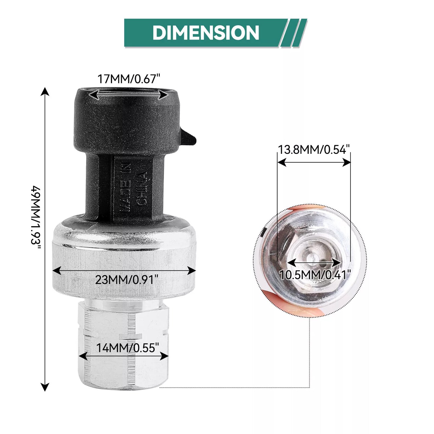 13587668 A/C Refrigerant Pressure Switch Sensor Fit GM for Buick for Chevrolet HummerNh