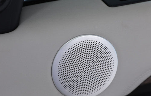 4P Silver Car Inner Door Speaker Frame Cover Trim for Range Rover L405 2013-2020