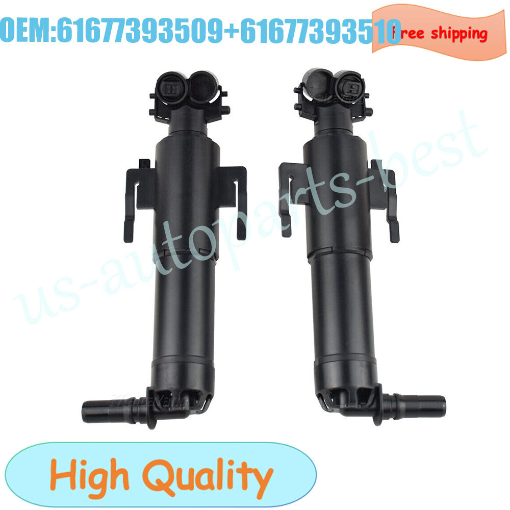 Left+Right Washer Nozzle Jet Spray Headlight For 2016 2017 2018 2019 for BMW 5' G31