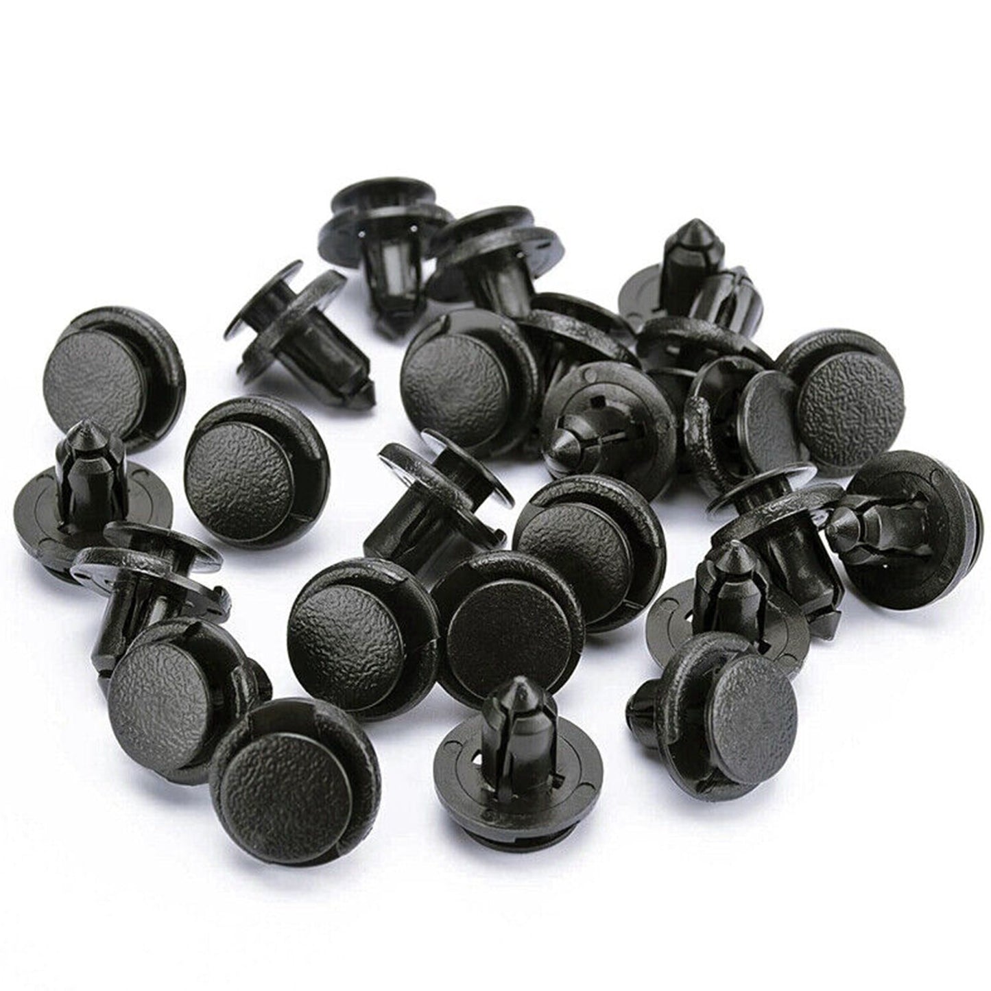 30X 8mm Hole Outer Garnish Push-Type Retainer Nylon Clips for Subaru 909140044