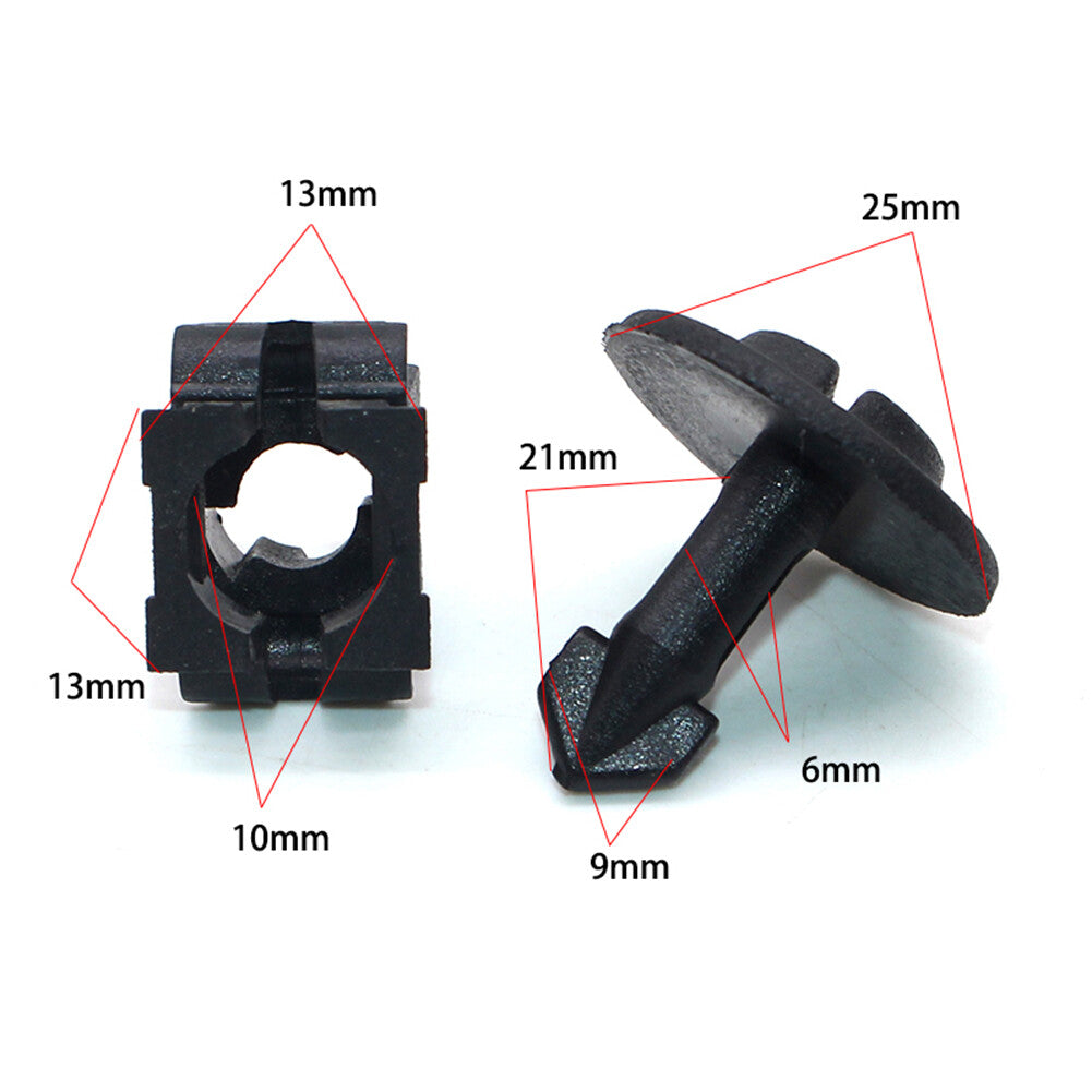 5 Car Under Engine Undertray Shield Cover Lower Guard Panel Clips for VW for Audi