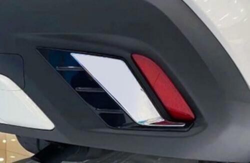 for Toyota for Corolla Cross 22-24 SilverBlack Rear Fog Light Lamp Side Panel Trim