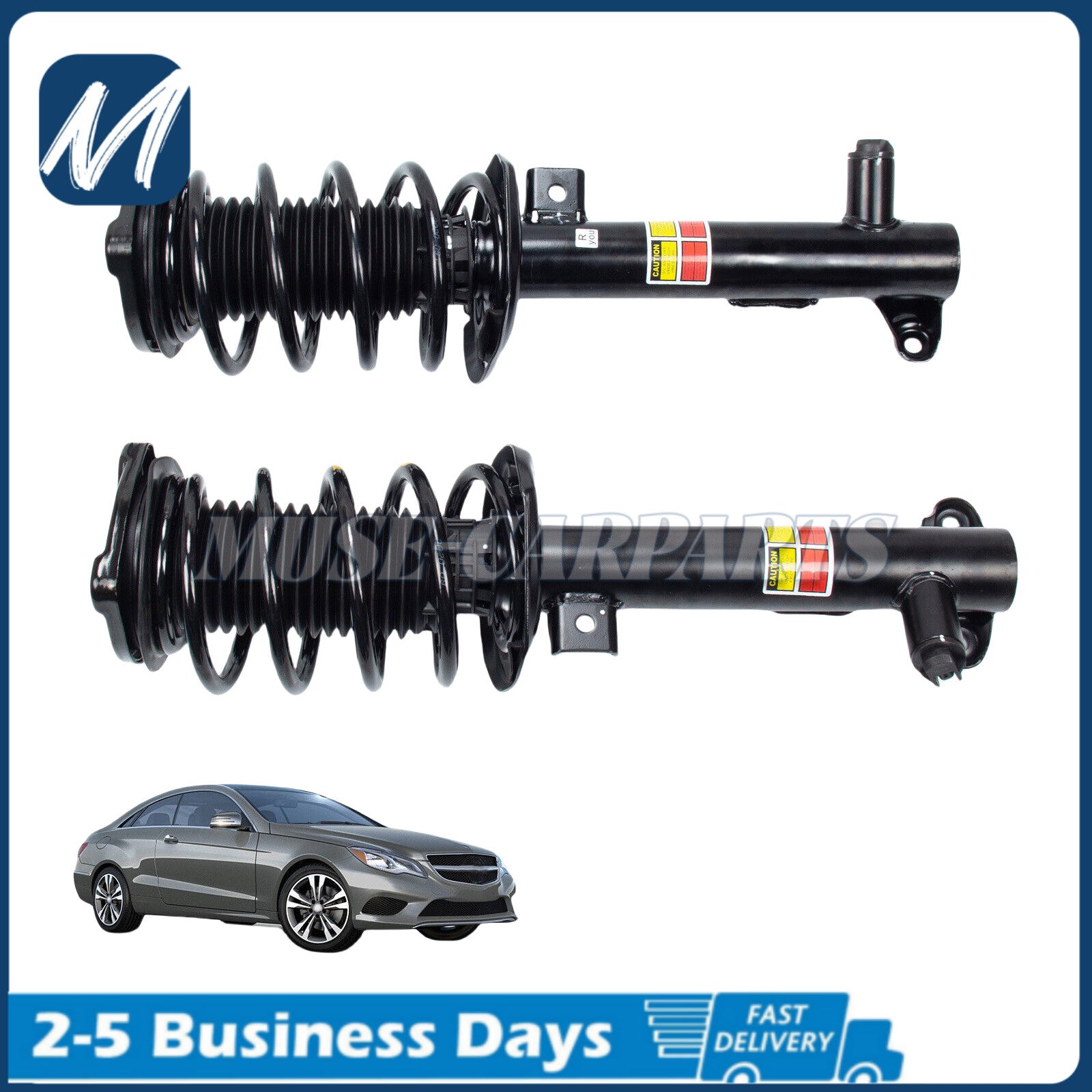 new pair of rear shock absorbers, left and right, suitable for Cadillac XT5 3.6L V6 2017-2019.