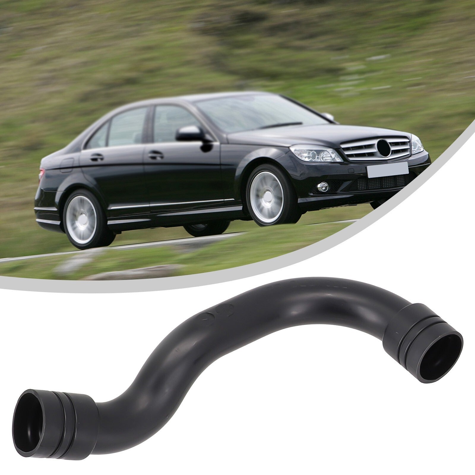 Fit for W204 C200 with M271 Engine Air Intake Rubber Hose for Mercedes-Benz