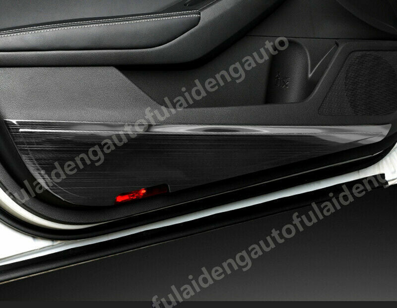 for Nissan Altima 19-22 Black titanium Inner Door Anti-Kick Panel Cover Trim 4x