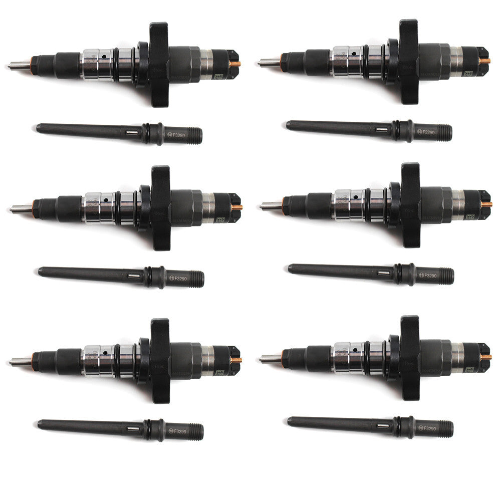 6X Fuel Injector for Dodge 2003-2004 2500/3500 for Ram 0986435503 0445120255