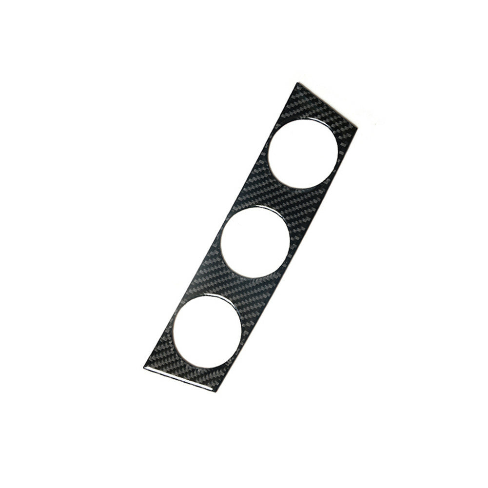 Carbon Fiber Inner Manual Climate Control Cover Trim for Toyota for Camry 2007-2011