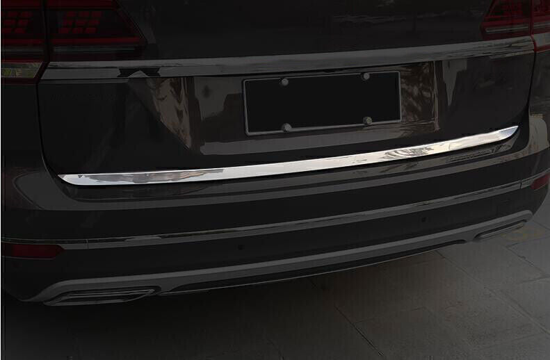 for VW Atlas 2018-23 Chrome Steel Rear Tailgate Door Trunk Lid Strip Trim 1PCS