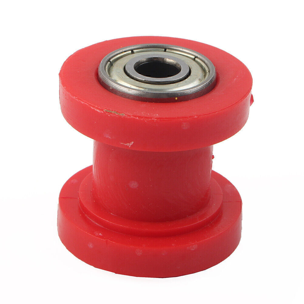 8mm Chain Roller Slider Tensioner Guide Pulley Dirt Pit Fit Bike Motorcycle Red