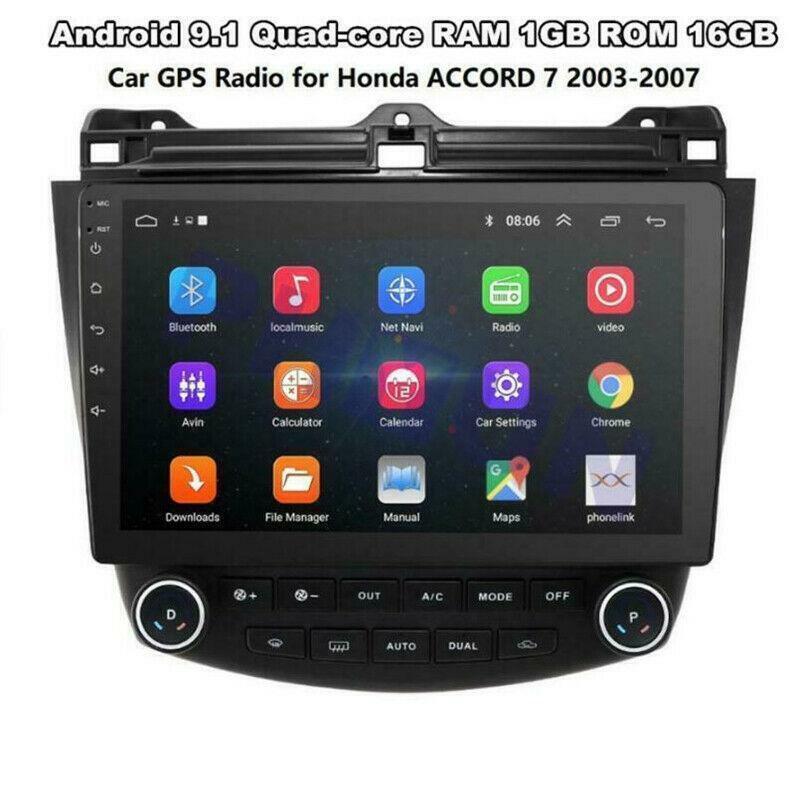 for Honda Accord 2003-2007 10.1 Android 9.1 Stereo Car Radio GPS MP5 Player