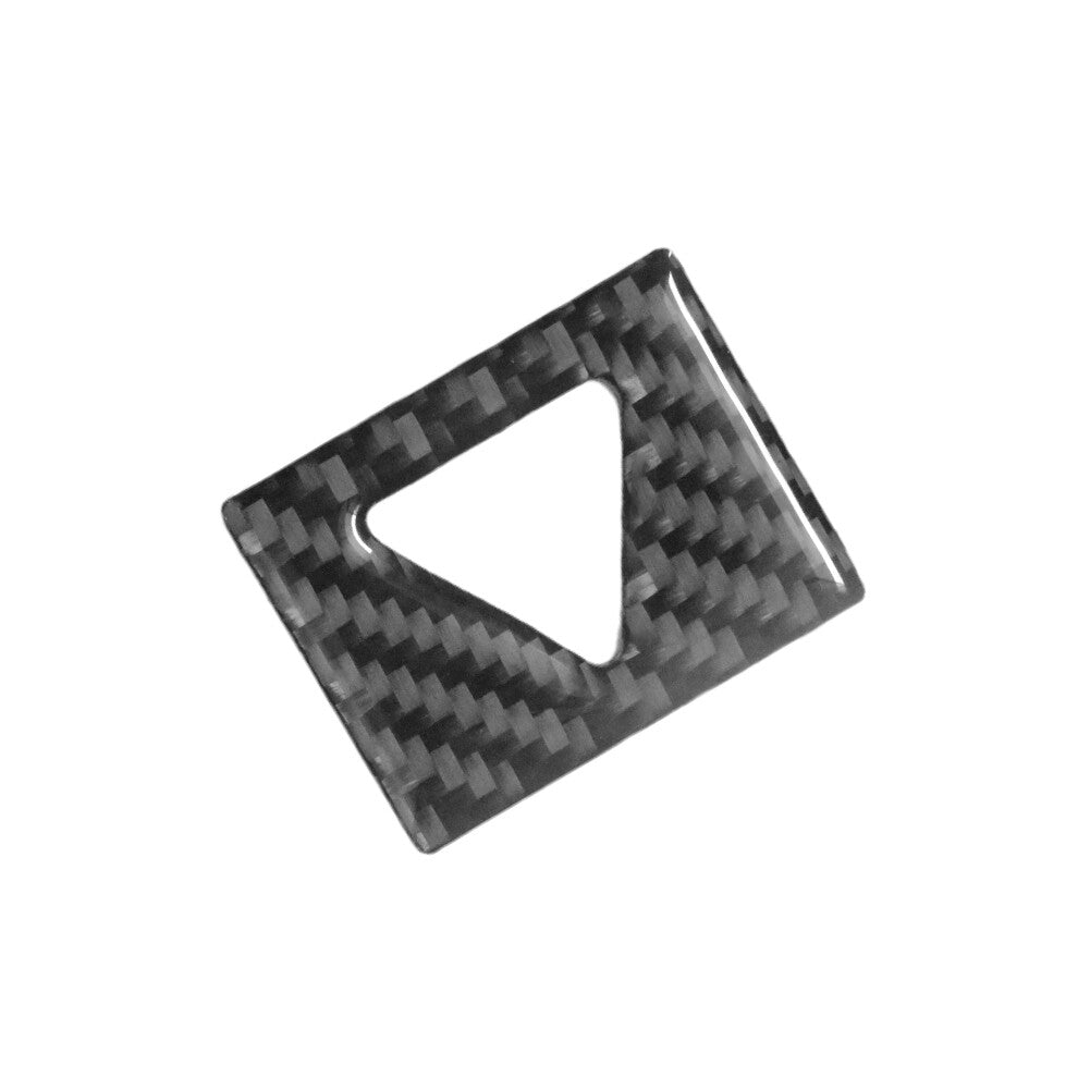 Carbon Fiber Warning Light Button Cover Trim for Volkswagen for Passat 2006-2011