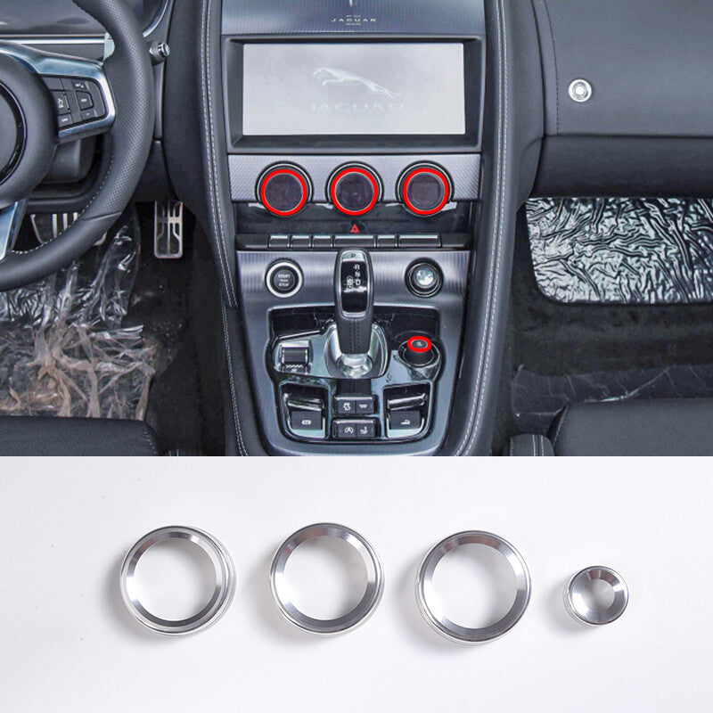 Carbon fiber ABS interior center vent decorative cover for Toyota Tundra 2022 - 23