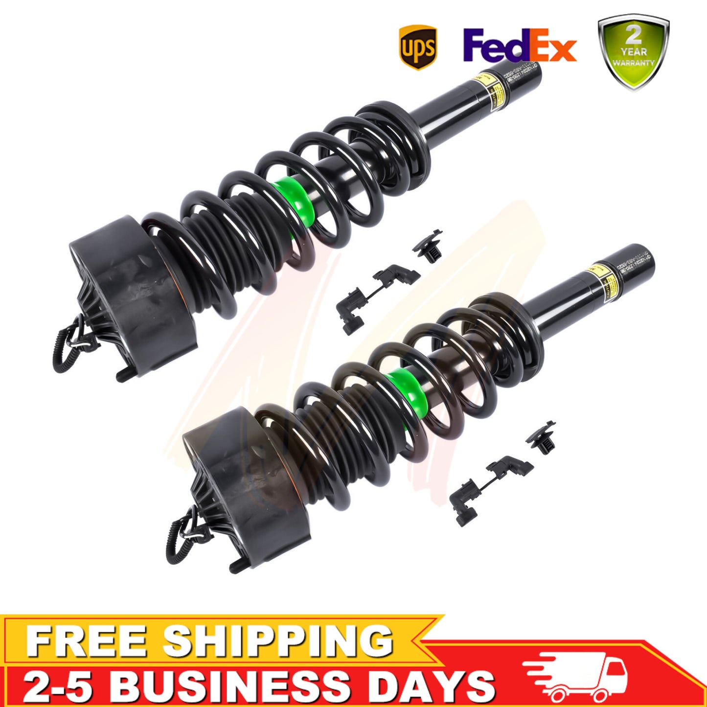 2-piece rear shock absorber strut with CVD for Range Rover Velar L560 #LR108022 17-21