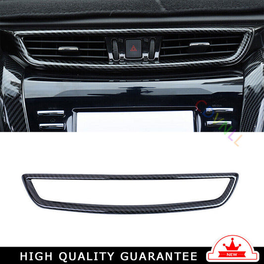 Middle Air Outlet Vent Cover Trim 1PCS for Nissan Murano 2015-2021 Carbon Fiber