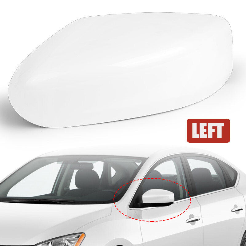 LEFT DRIVER SIDE Mirror Cap Cover White Fit for Nissan Altima Sedan 2013-2018